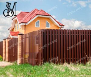 Купить-забор-из-евроштакетника